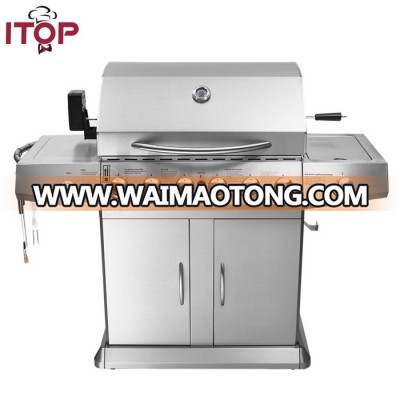 Family day Commercial gas bbq grill machine