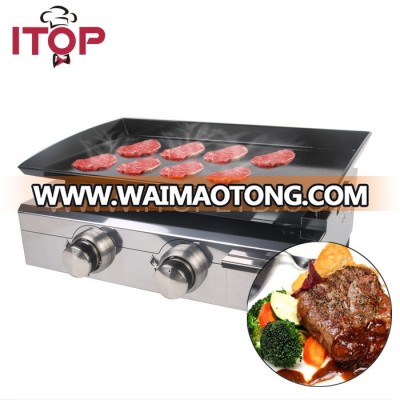 Outdoor Gas Plancha Grill 2-Burner