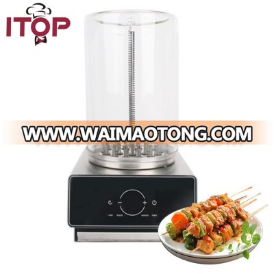 Infrared Ray Oven Glass BBQ oven Smokeless kebab oven