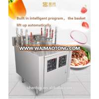 Commercial electric automatic 6 baskets pasta noodle cooker